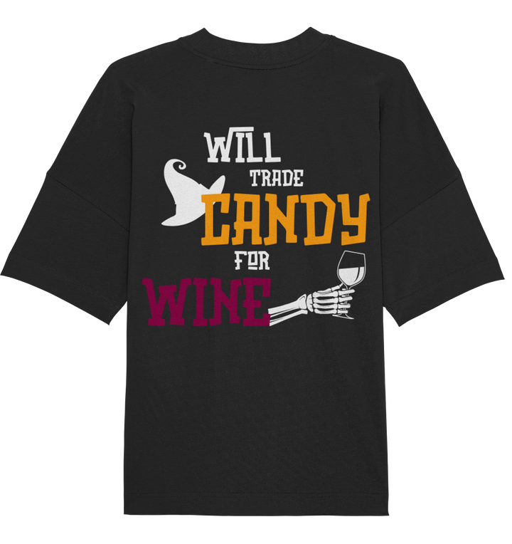 will trade candy... / Halloween - Organic Oversize Shirt