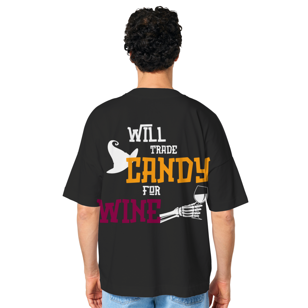 will trade candy... / Halloween - Organic Oversize Shirt