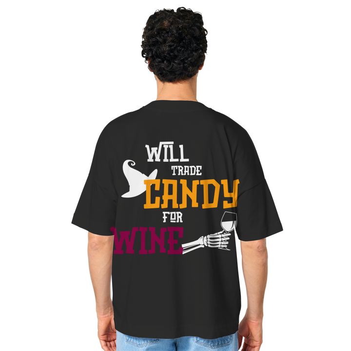 will trade candy... / Halloween - Organic Oversize Shirt