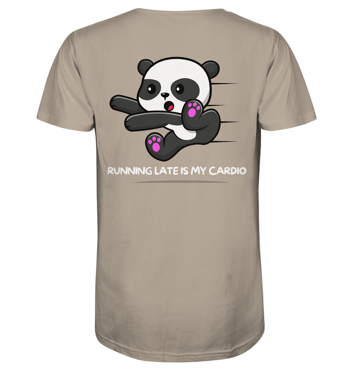 RUNNING LATE IS MY CARDIO - Organic Shirt