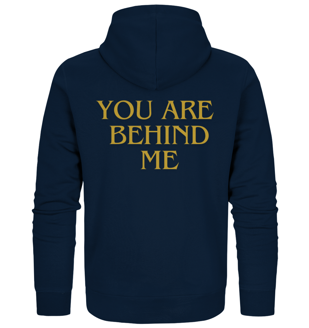 You are behind me - Organic Zipper