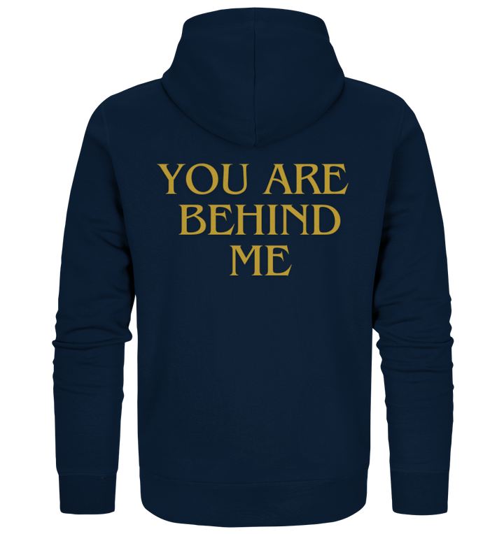 You are behind me - Organic Zipper