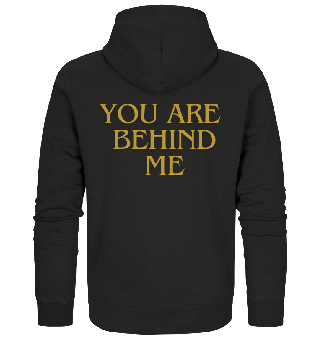 You are behind me - Organic Zipper