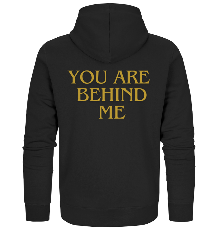 You are behind me - Organic Zipper