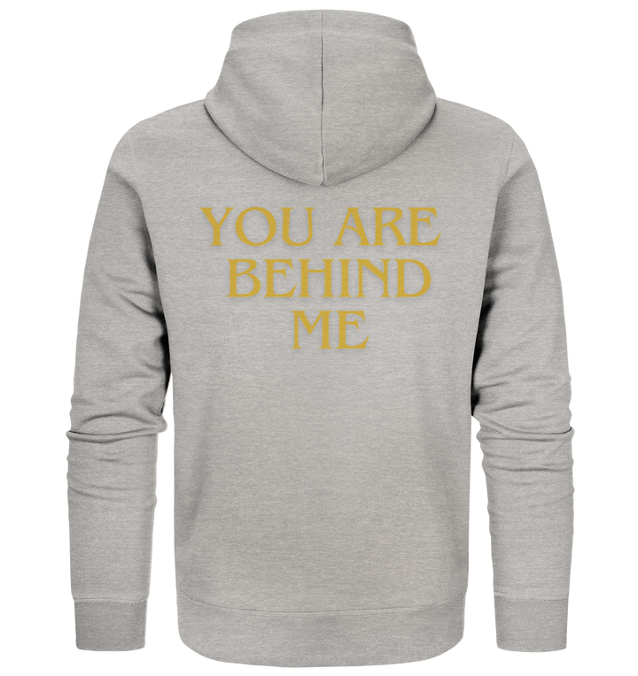 You are behind me - Organic Zipper