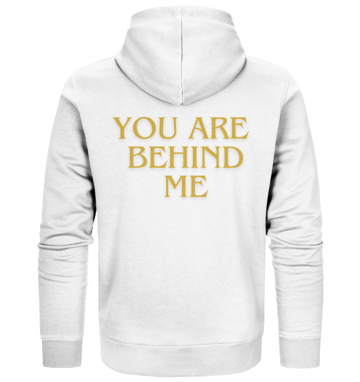 You are behind me - Organic Zipper