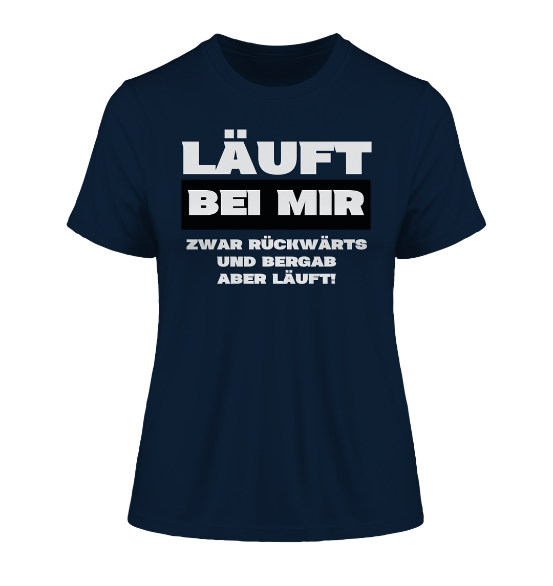 Läuft bei mir... - Fitted Ladies Organic Shirt