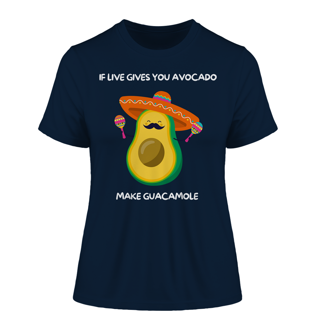 If live gives you avocado... - Fitted Ladies Organic Shirt