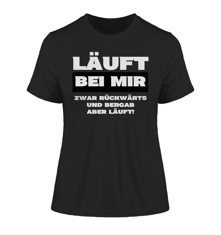 Läuft bei mir... - Fitted Ladies Organic Shirt