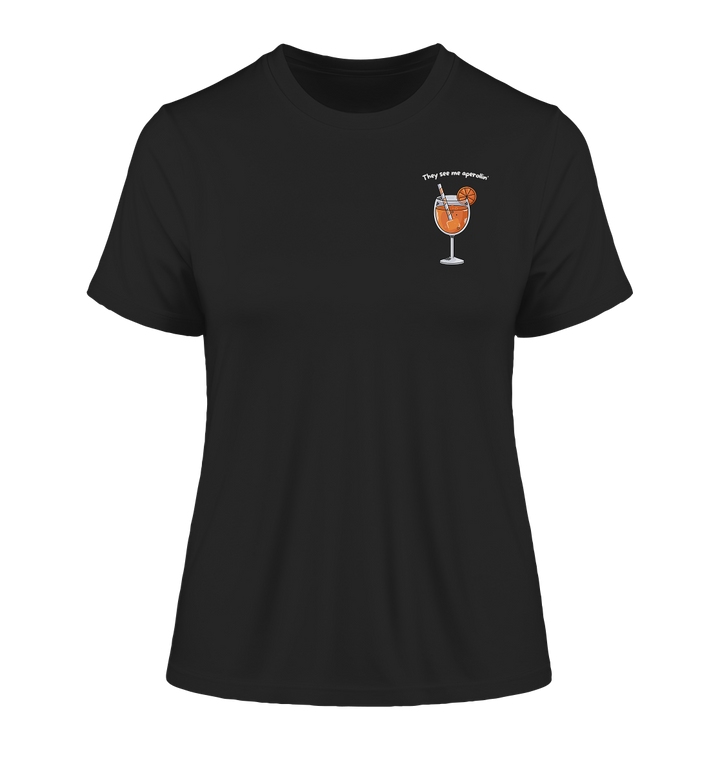 They see me aperollin' - Fitted Ladies Organic Shirt