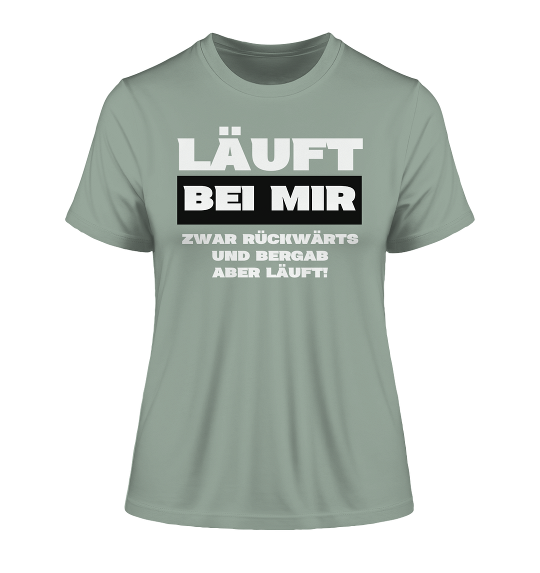 Läuft bei mir... - Fitted Ladies Organic Shirt