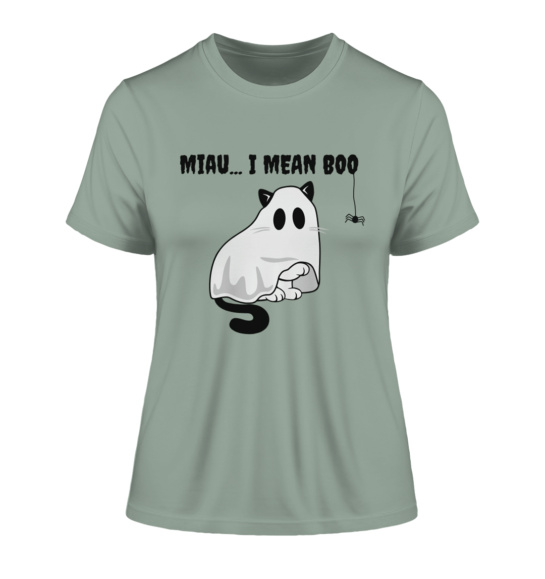 Miau... / Halloween - Fitted Ladies Organic Shirt