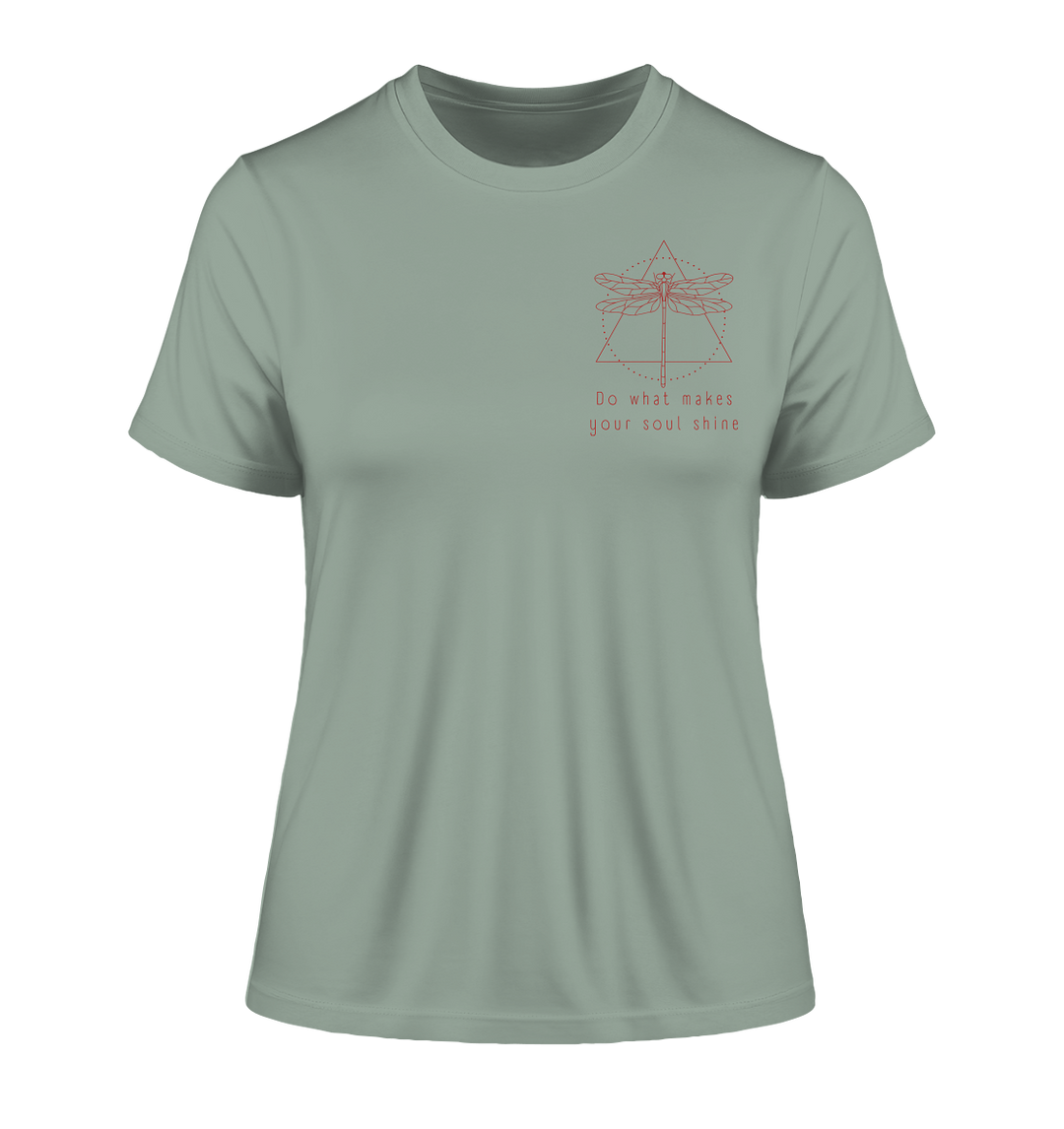 do what makes your soul shine - Fitted Ladies Organic Shirt