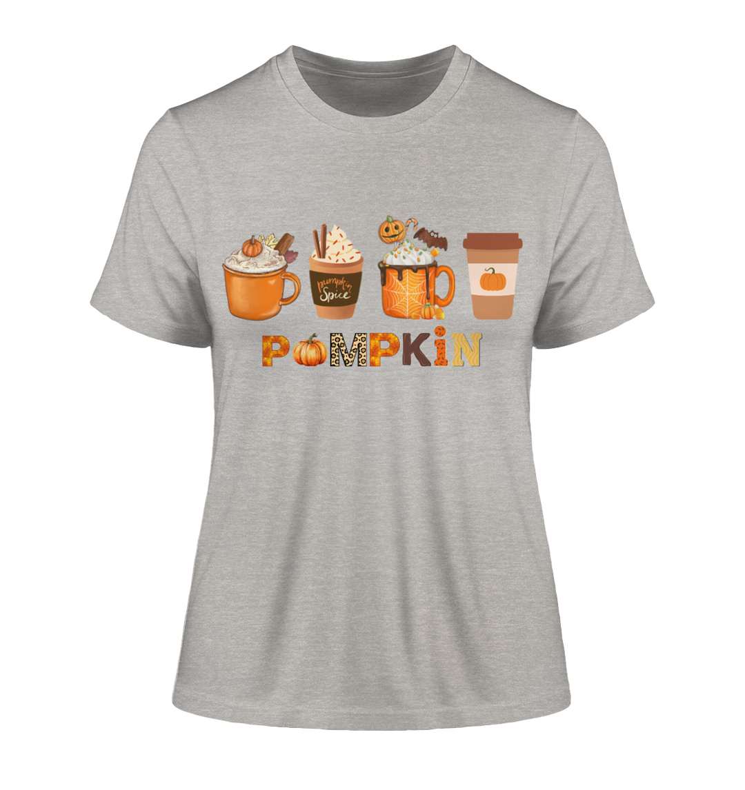 Pompkin / Halloween - Fitted Ladies Organic Shirt