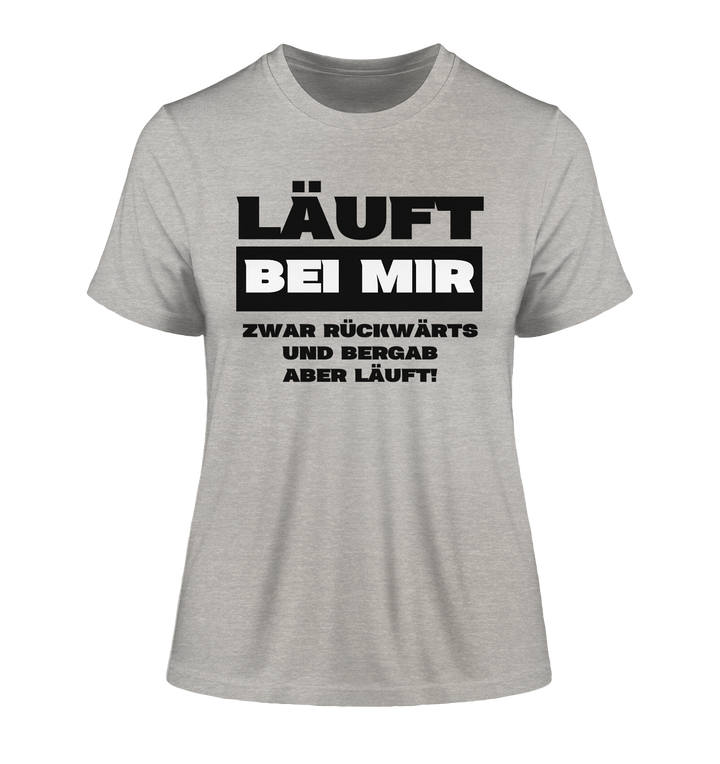 Läuft bei mir... - Fitted Ladies Organic Shirt