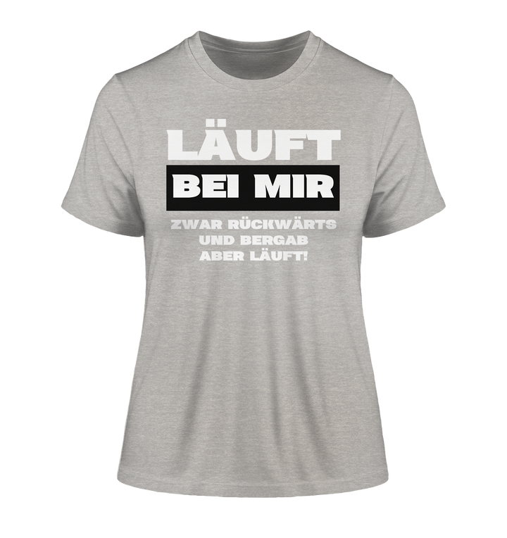 Läuft bei mir... - Fitted Ladies Organic Shirt