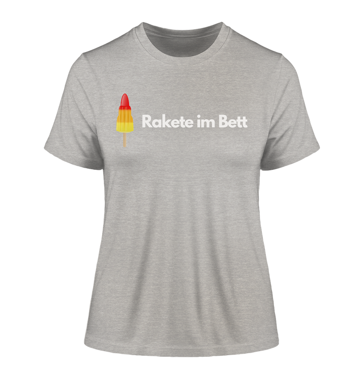 Rakete im Bett - Fitted Ladies Organic Shirt