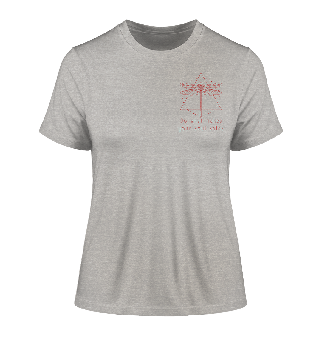 do what makes your soul shine - Fitted Ladies Organic Shirt