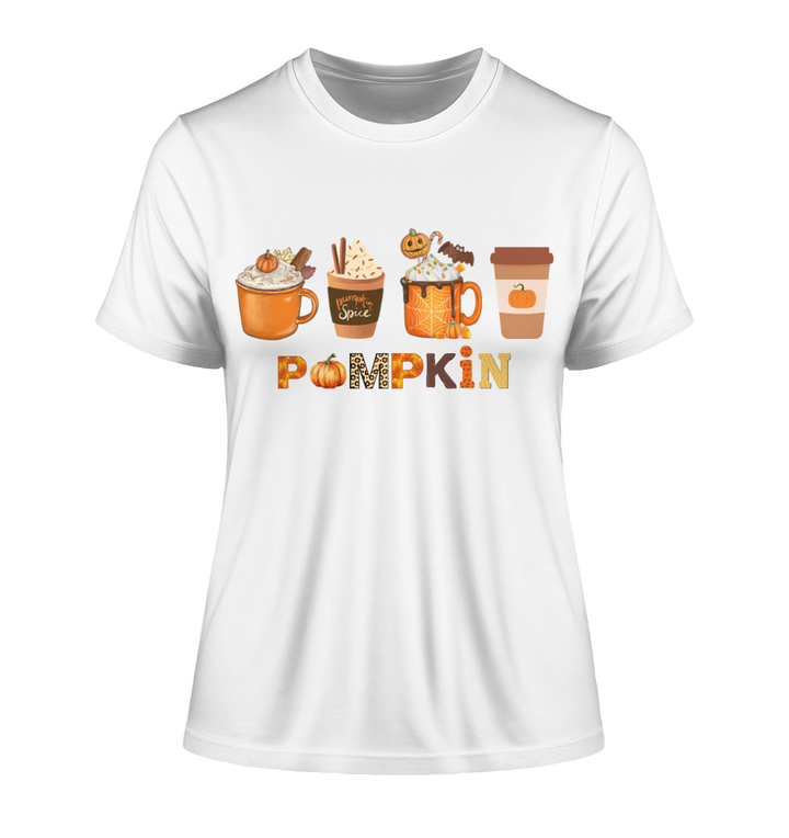 Pompkin / Halloween - Fitted Ladies Organic Shirt