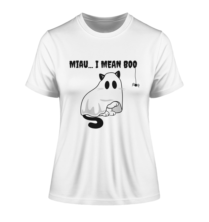 Miau... / Halloween - Fitted Ladies Organic Shirt