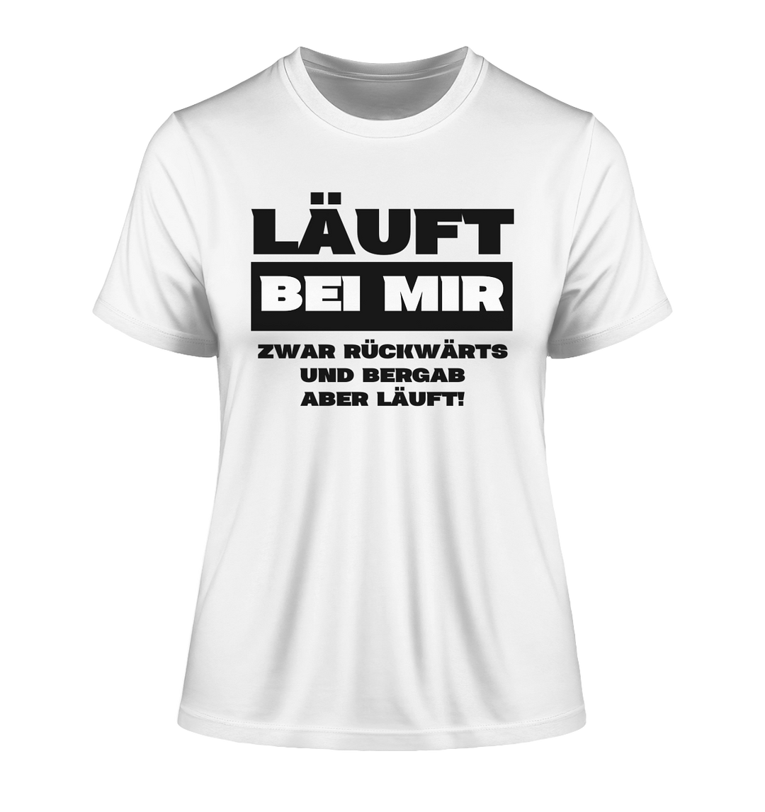 Läuft bei mir... - Fitted Ladies Organic Shirt