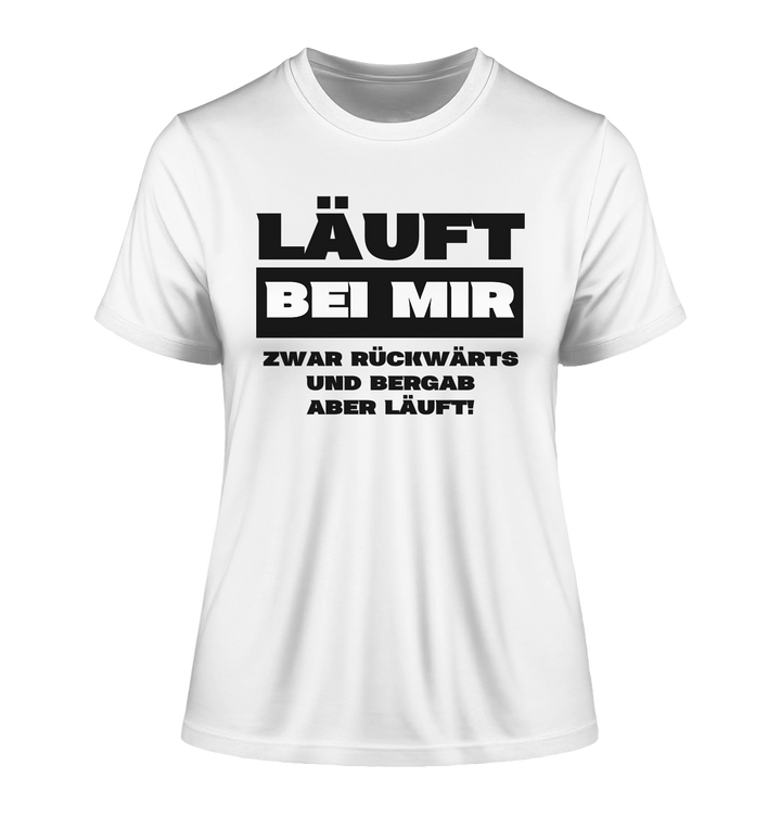 Läuft bei mir... - Fitted Ladies Organic Shirt