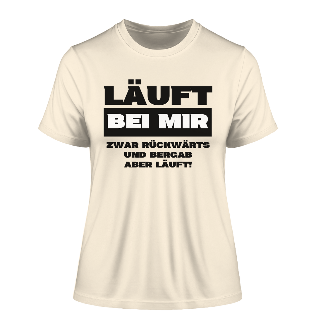 Läuft bei mir... - Fitted Ladies Organic Shirt