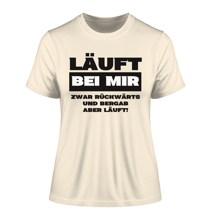 Läuft bei mir... - Fitted Ladies Organic Shirt