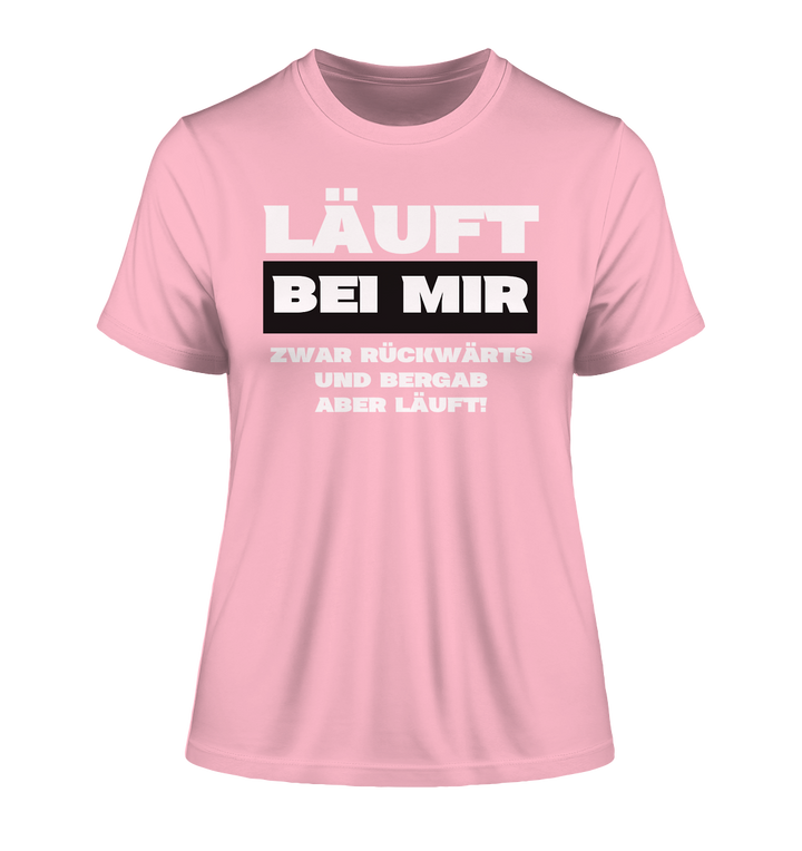 Läuft bei mir... - Fitted Ladies Organic Shirt