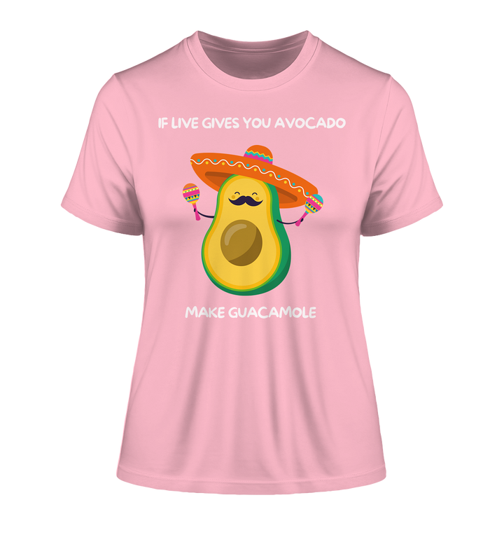 If live gives you avocado... - Fitted Ladies Organic Shirt