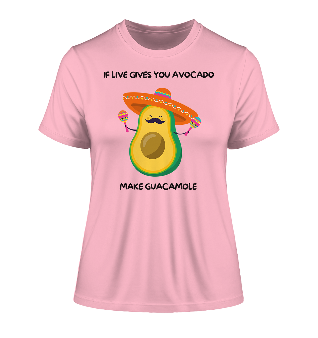 If live gives you avocado... - Fitted Ladies Organic Shirt