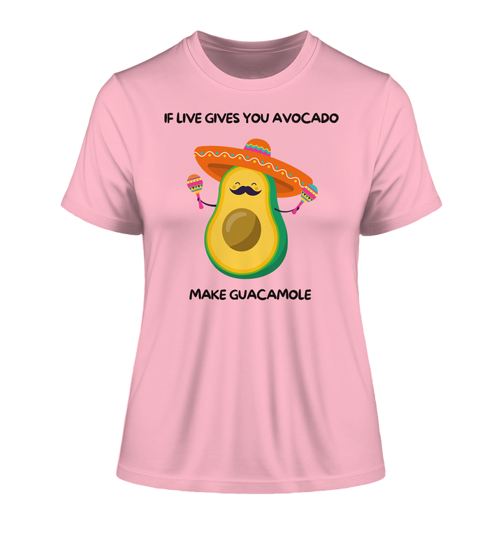 If live gives you avocado... - Fitted Ladies Organic Shirt