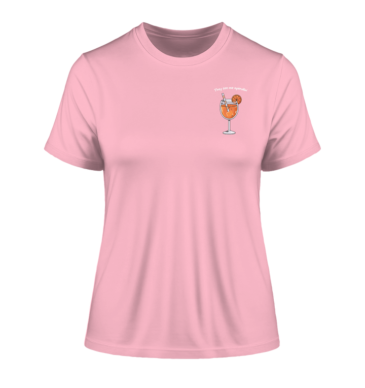 They see me aperollin' - Fitted Ladies Organic Shirt