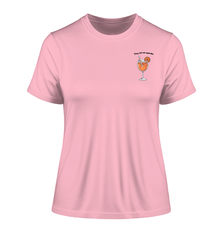 They see me aperollin' - Fitted Ladies Organic Shirt