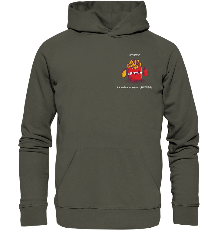 Fitness? Ich dachte... - Organic Hoodie