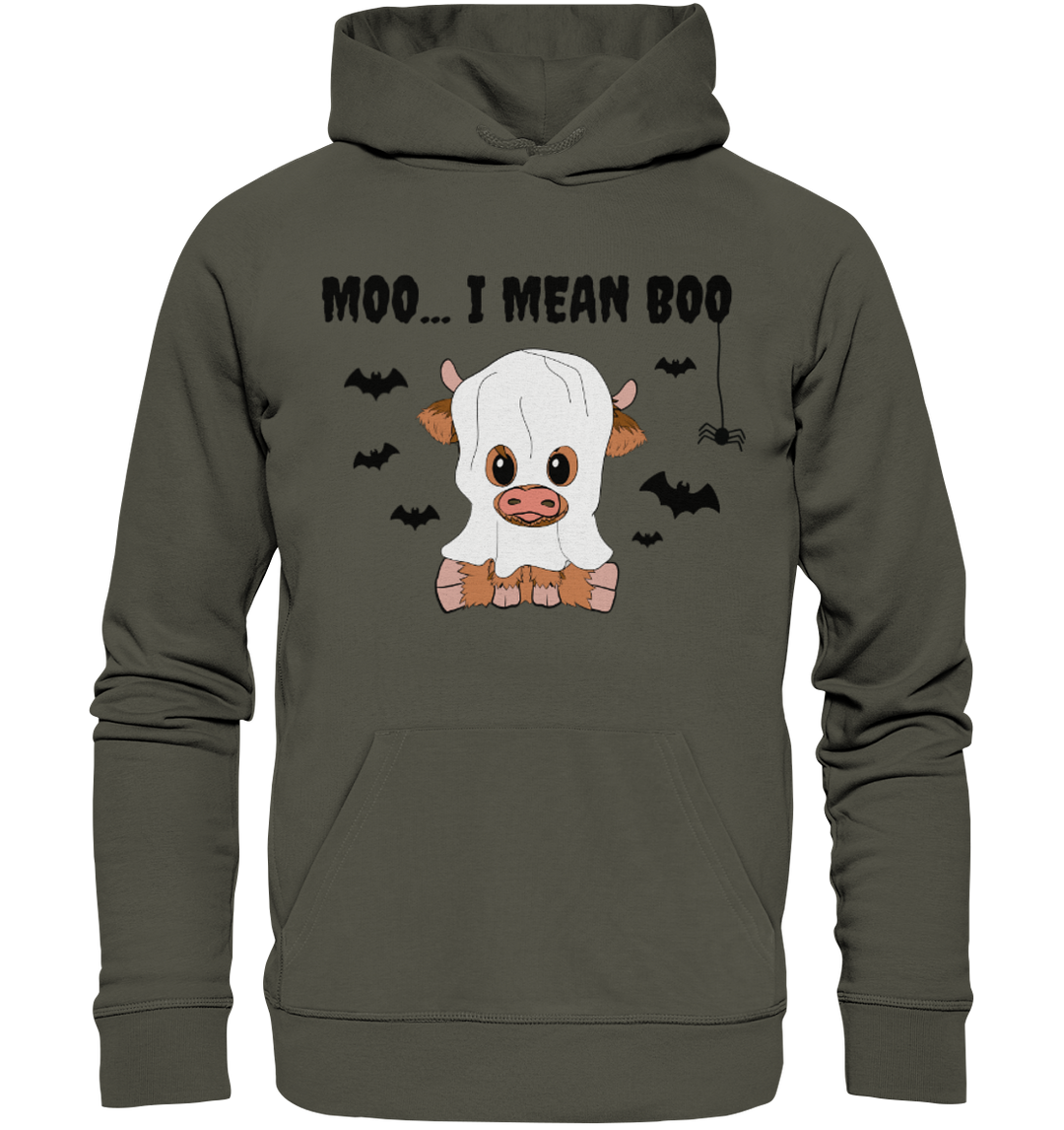 Moo... / Halloween - Organic Hoodie