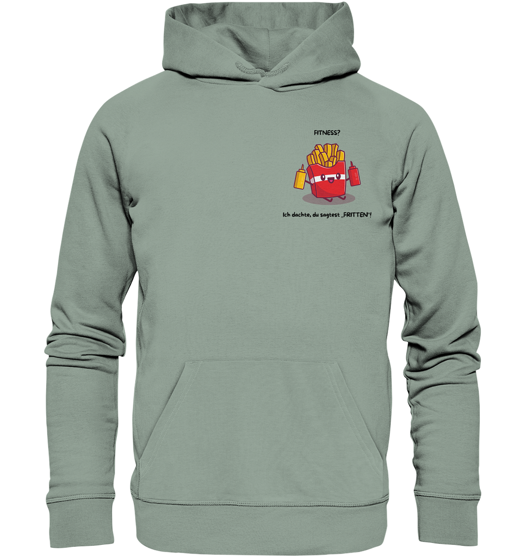 Fitness? Ich dachte... - Organic Hoodie