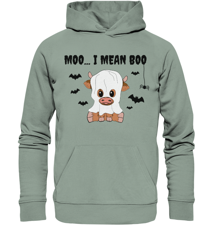 Moo... / Halloween - Organic Hoodie