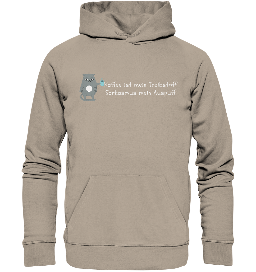 Kaffe ist mein Treibstoff... - Organic Hoodie