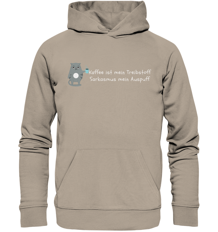 Kaffe ist mein Treibstoff... - Organic Hoodie