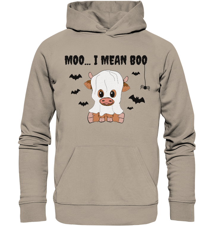 Moo... / Halloween - Organic Hoodie