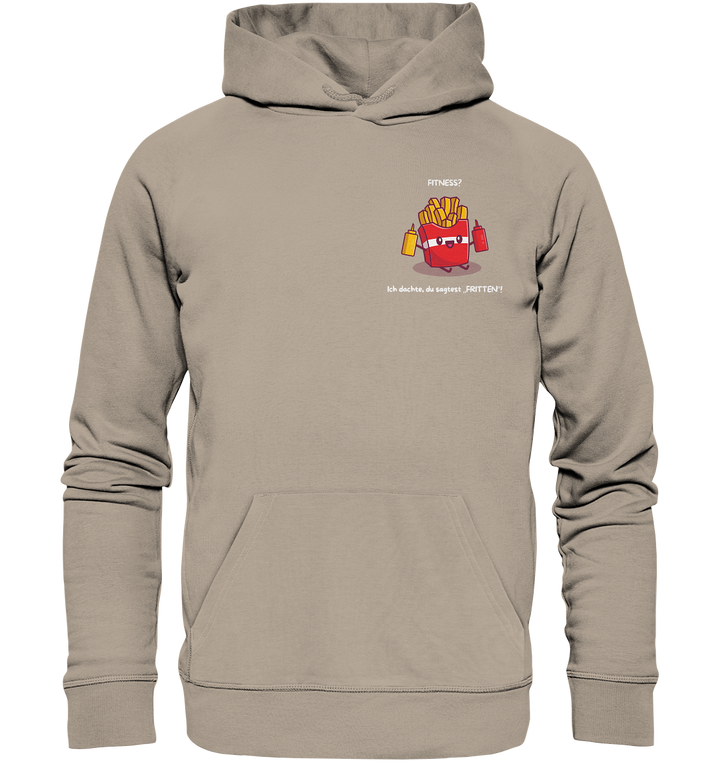 Fitness? Ich dachte... - Organic Hoodie