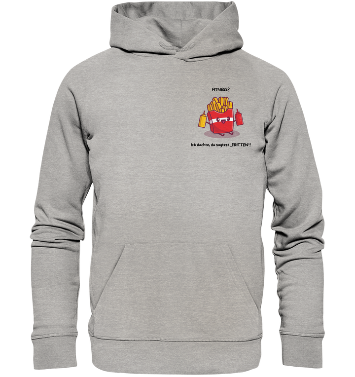 Fitness? Ich dachte... - Organic Hoodie