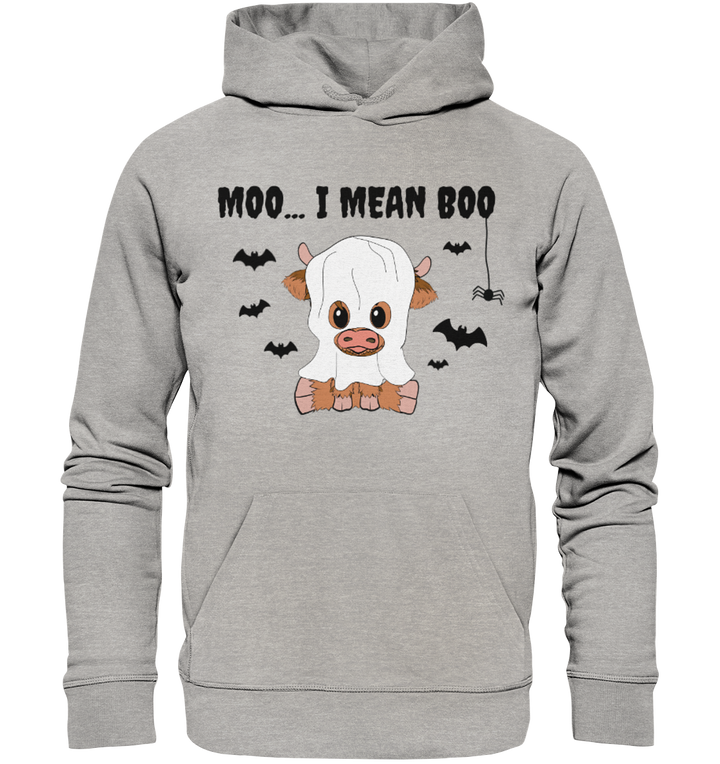 Moo... / Halloween - Organic Hoodie