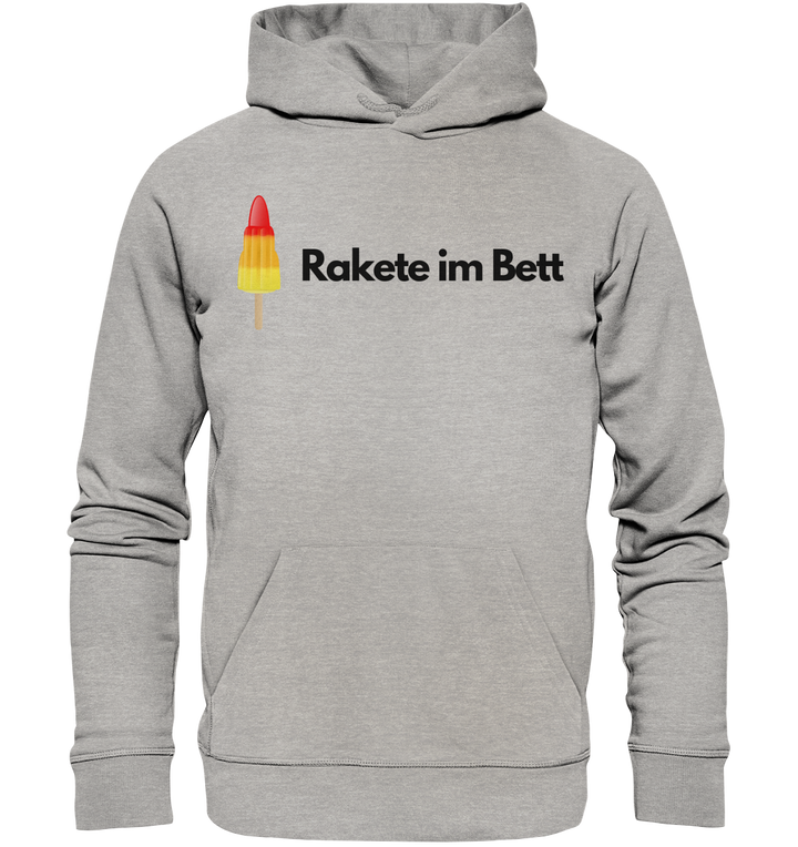 Rakete im Bett - Organic Hoodie