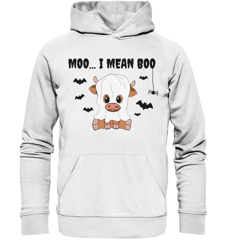 Moo... / Halloween - Organic Hoodie