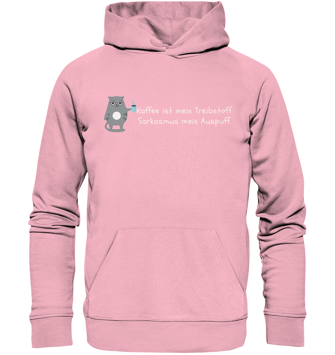 Kaffe ist mein Treibstoff... - Organic Hoodie