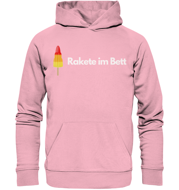 Rakete im Bett - Organic Hoodie