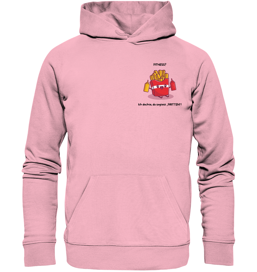 Fitness? Ich dachte... - Organic Hoodie