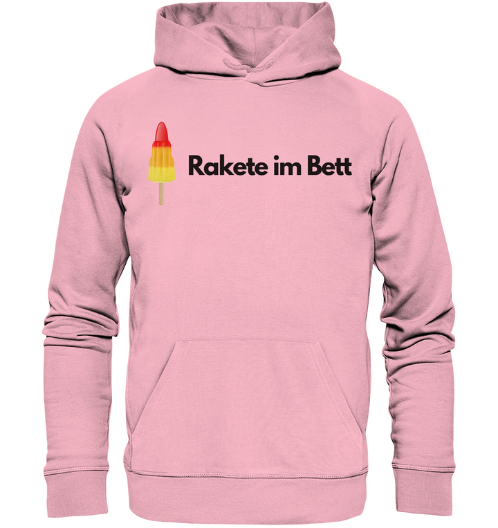 Rakete im Bett - Organic Hoodie